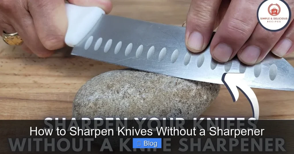How to Sharpen Knives Without a Sharpener