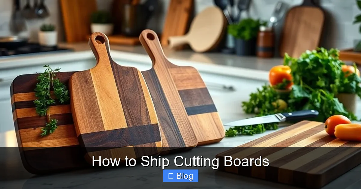 How to Ship Cutting Boards
