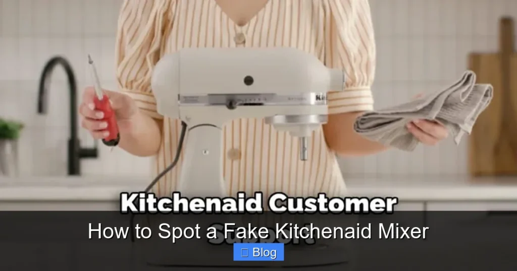 How to Spot a Fake Kitchenaid Mixer