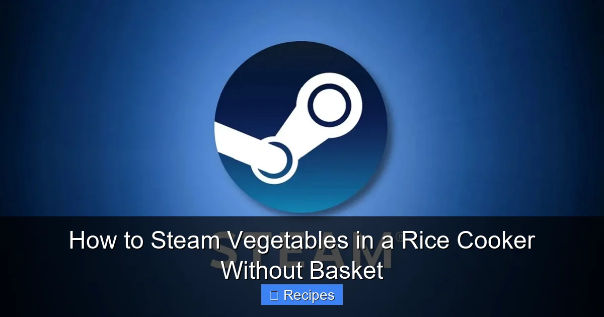 How to Steam Vegetables in a Rice Cooker Without Basket