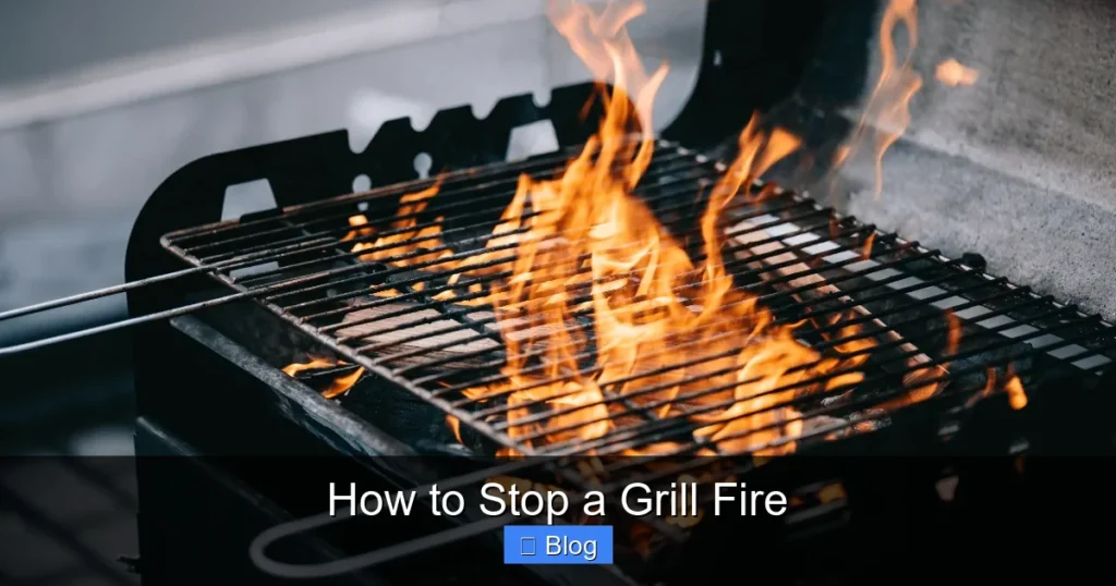 How to Stop a Grill Fire