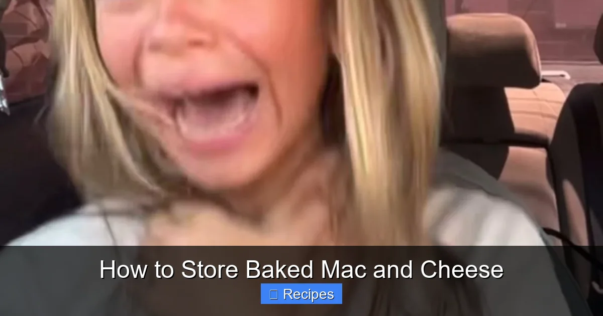 How to Store Baked Mac and Cheese