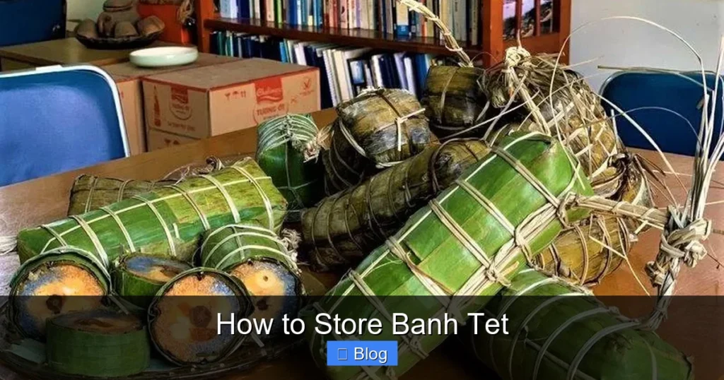 How to Store Banh Tet