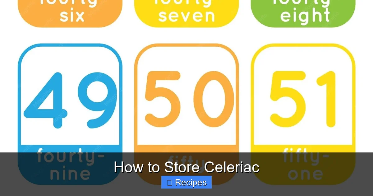 How to Store Celeriac