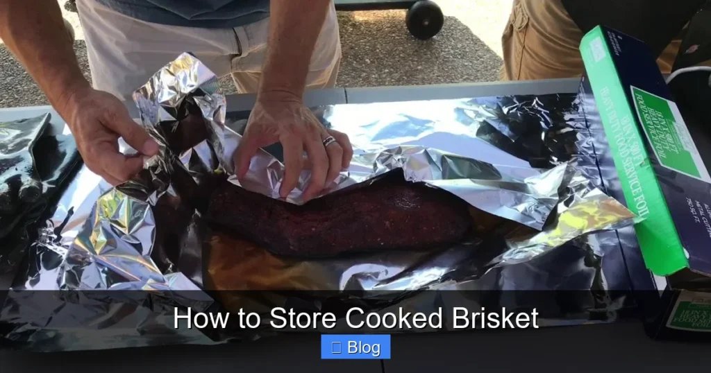 How to Store Cooked Brisket