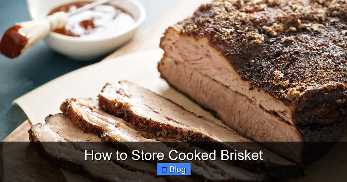 How to Store Cooked Brisket