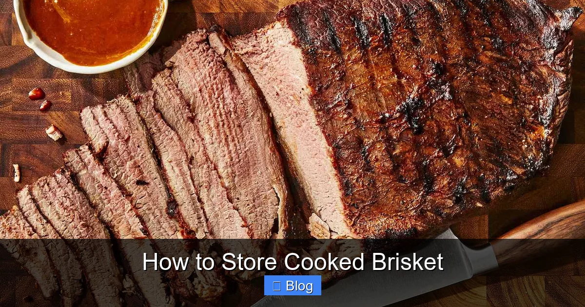 How to Store Cooked Brisket