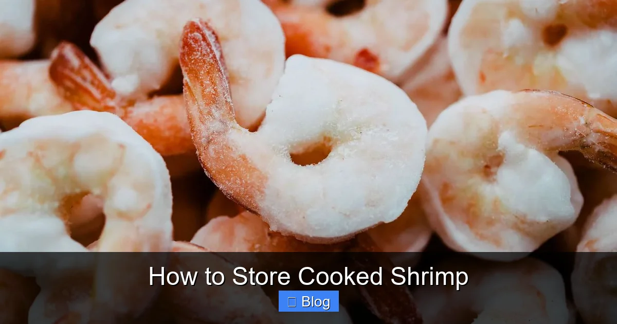 How to Store Cooked Shrimp