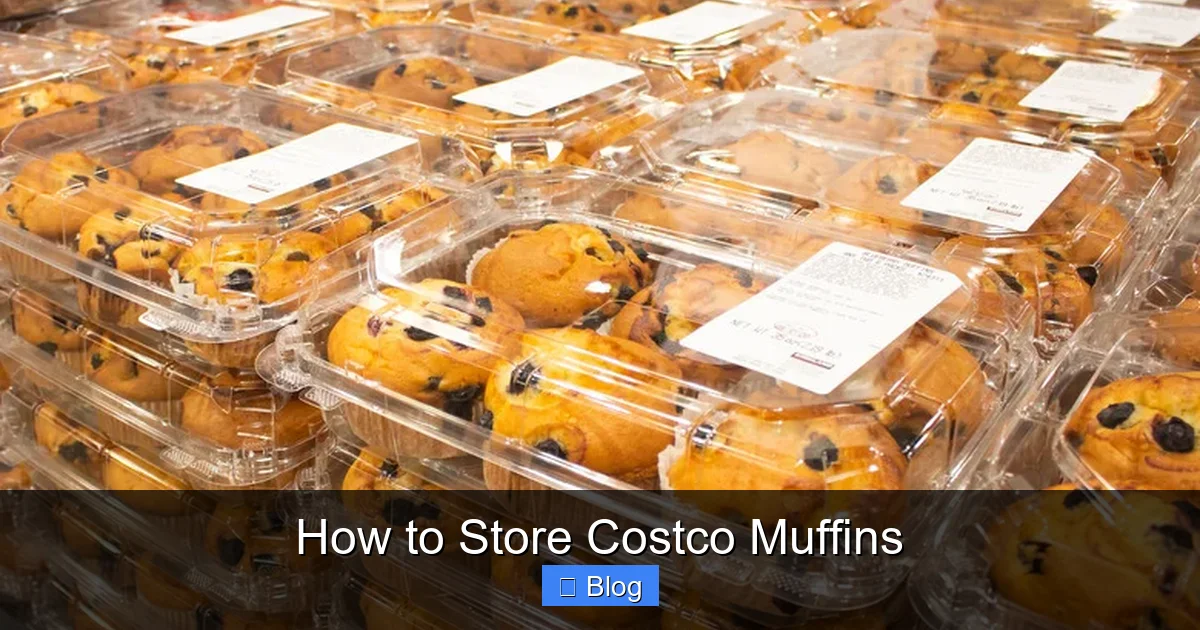 How to Store Costco Muffins