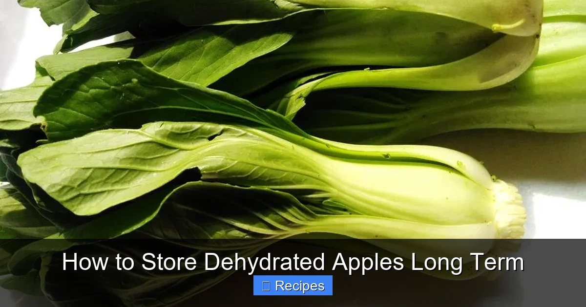 How to Store Dehydrated Apples Long Term