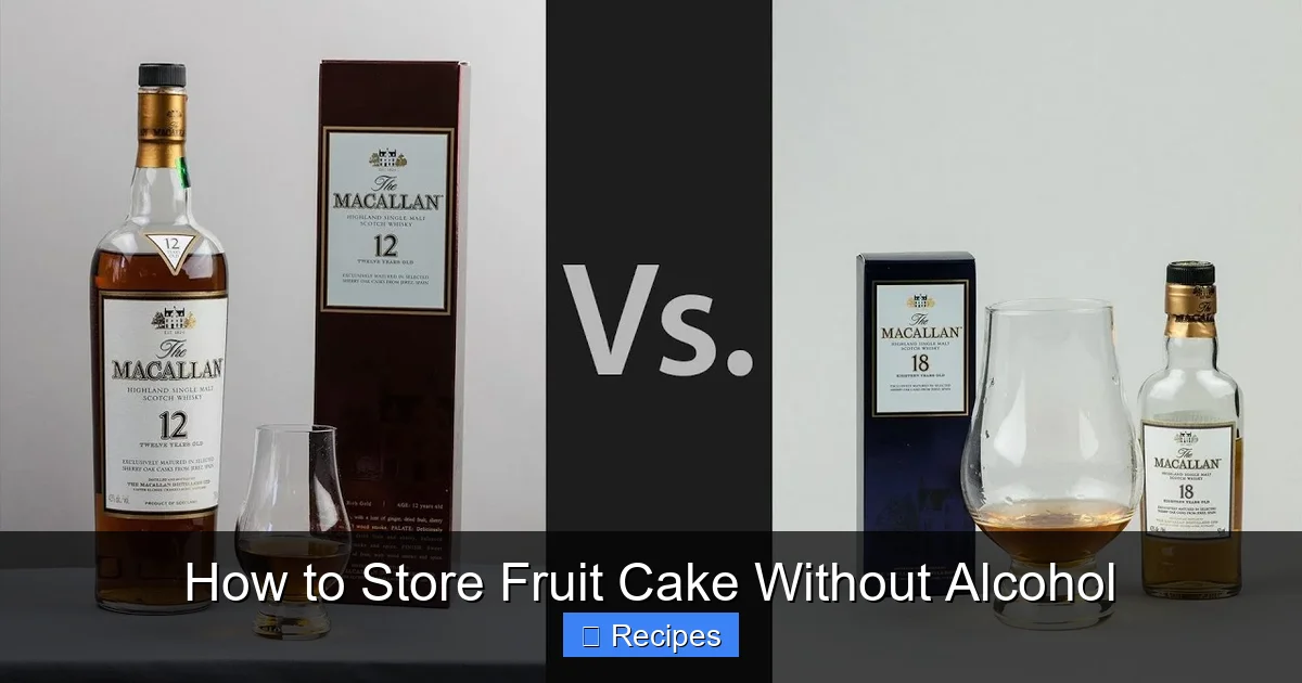 How to Store Fruit Cake Without Alcohol