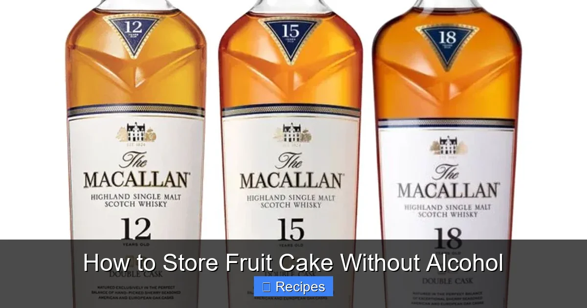 How to Store Fruit Cake Without Alcohol