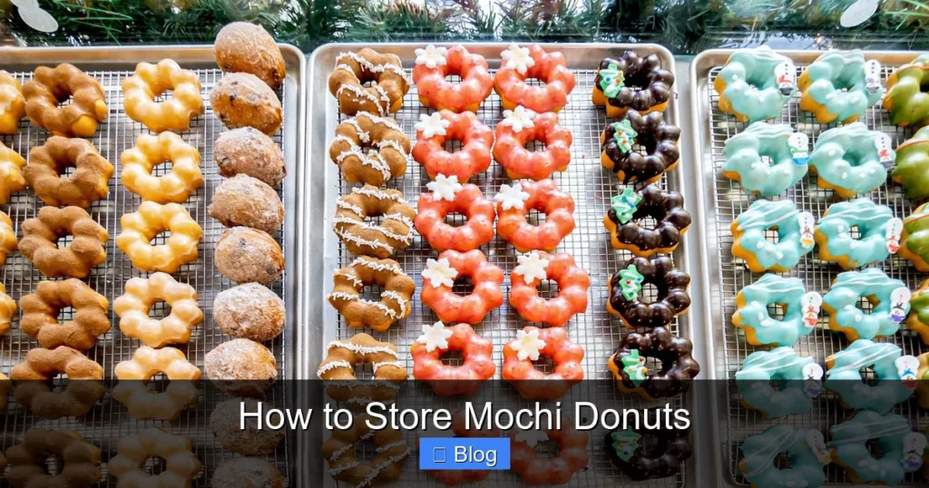 How to Store Mochi Donuts