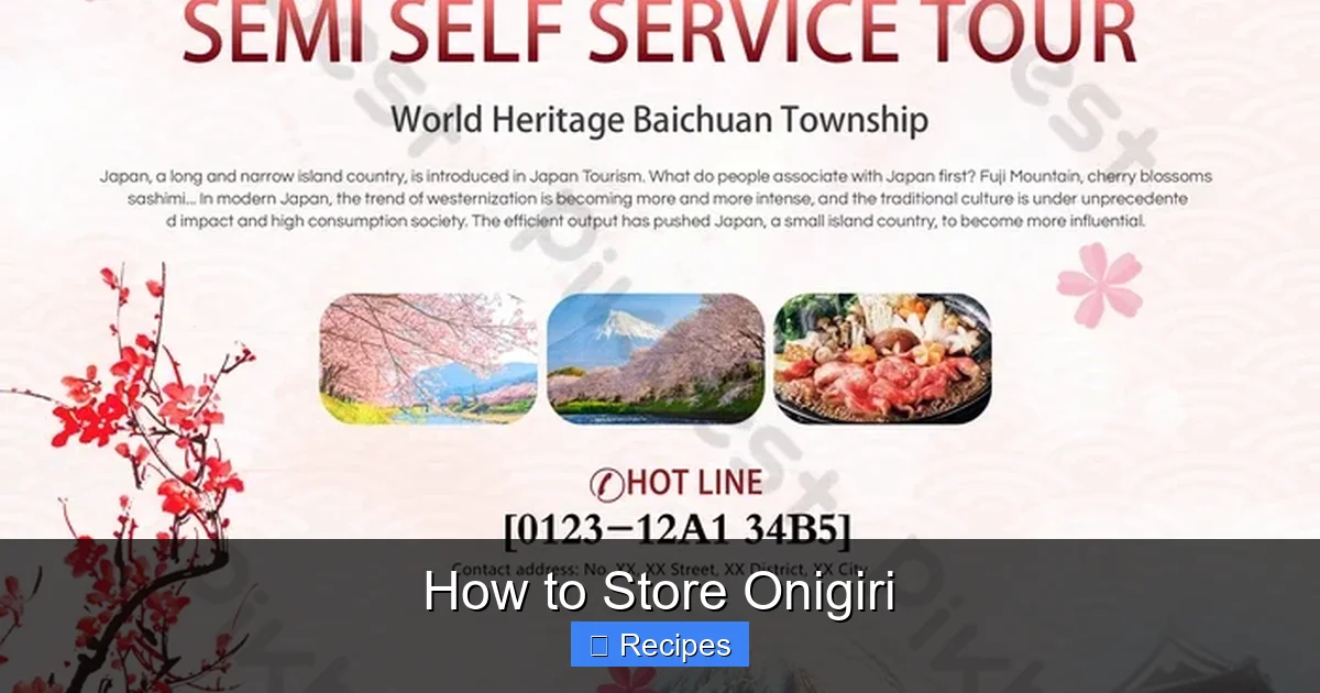 How to Store Onigiri