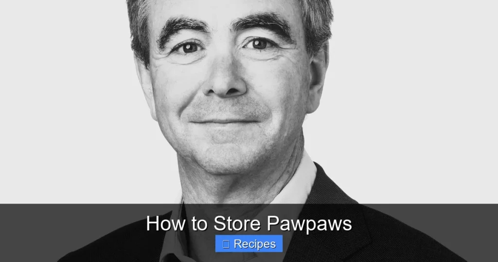 How to Store Pawpaws