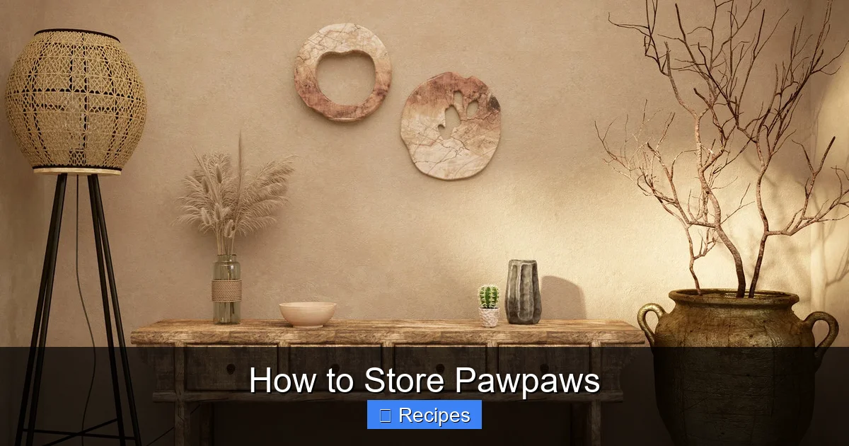 How to Store Pawpaws