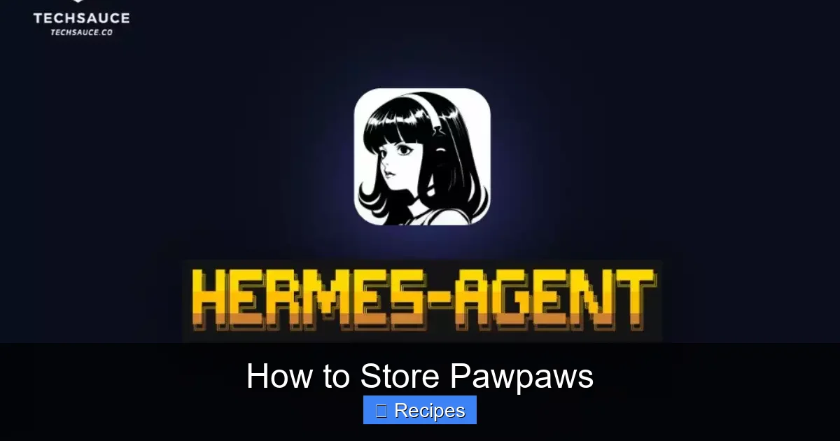 How to Store Pawpaws
