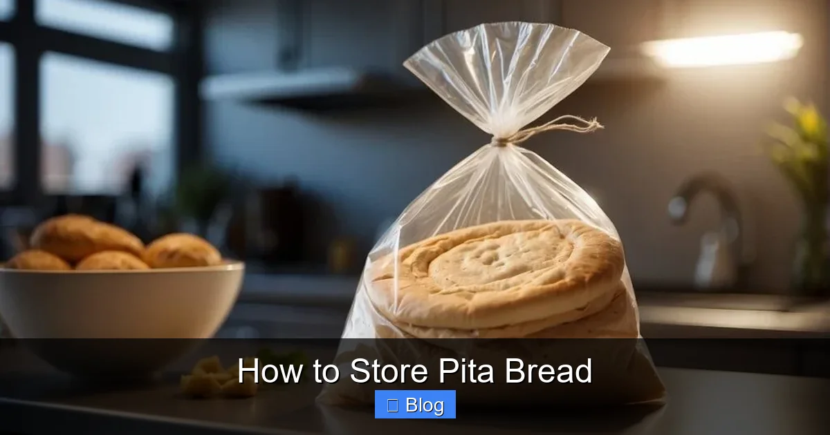 How to Store Pita Bread