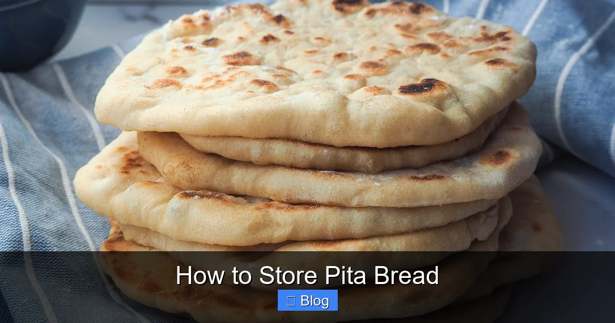 How to Store Pita Bread