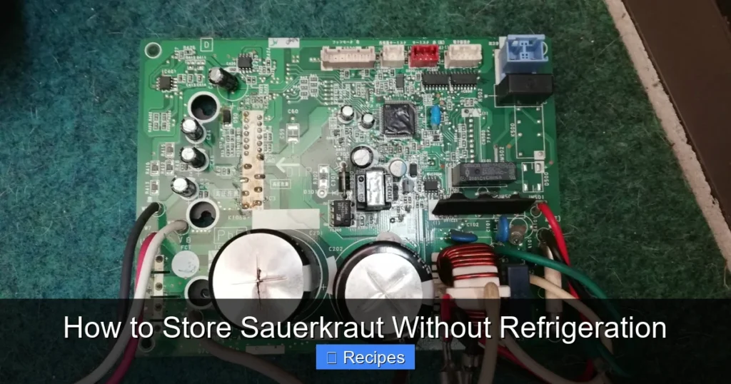 How to Store Sauerkraut Without Refrigeration