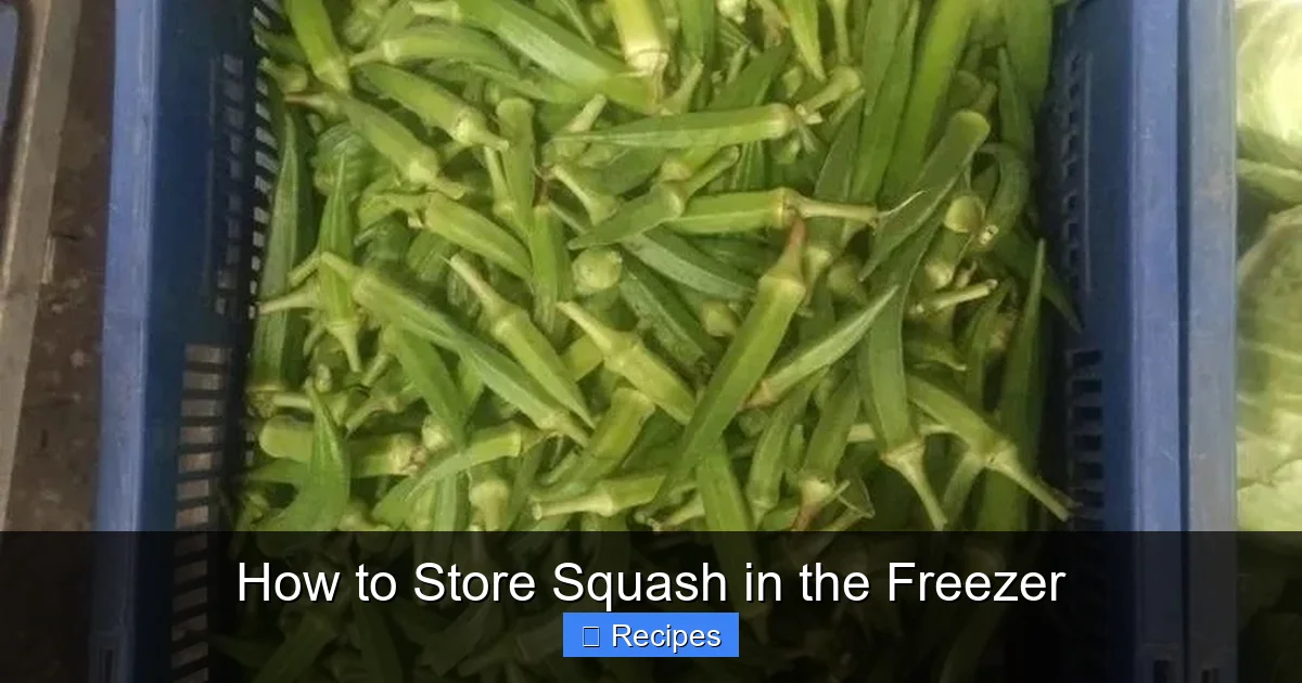 How to Store Squash in the Freezer