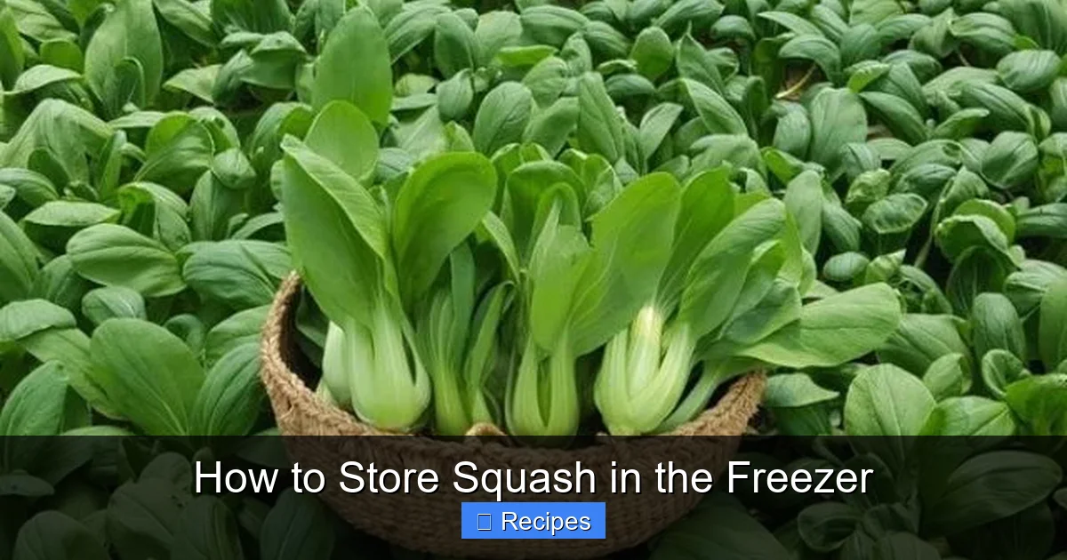 How to Store Squash in the Freezer