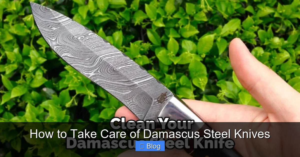 How to Take Care of Damascus Steel Knives