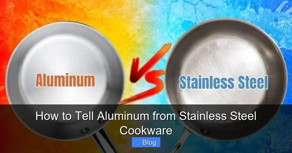 How to Tell Aluminum from Stainless Steel Cookware