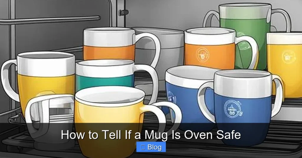 How to Tell If a Mug Is Oven Safe