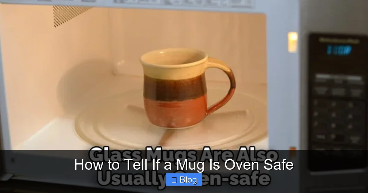 How to Tell If a Mug Is Oven Safe