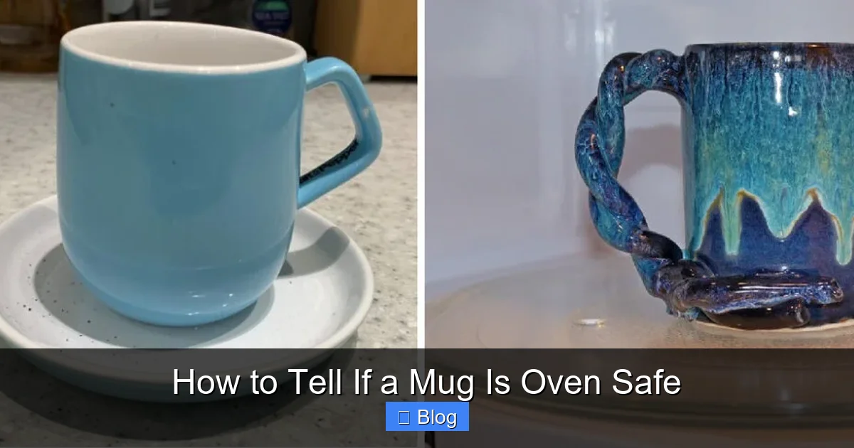 How to Tell If a Mug Is Oven Safe