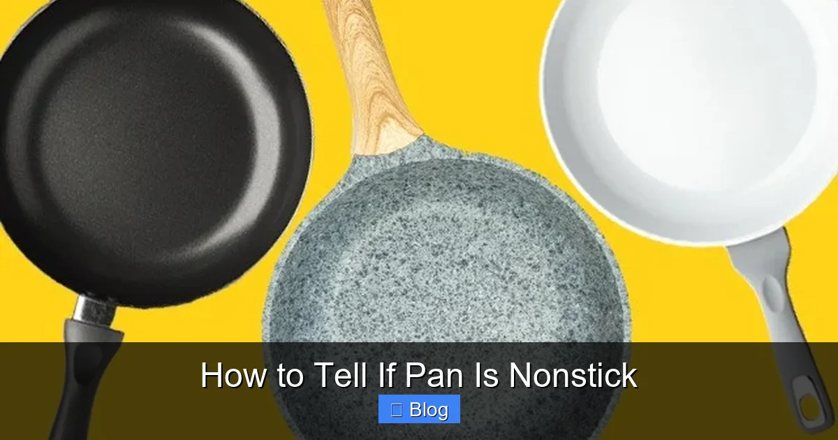 How to Tell If Pan Is Nonstick
