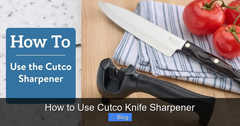 How to Use Cutco Knife Sharpener