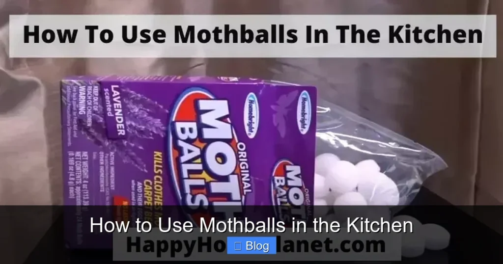 How to Use Mothballs in the Kitchen