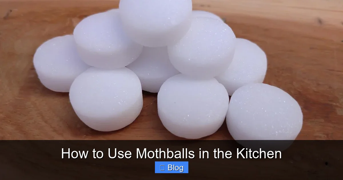 How to Use Mothballs in the Kitchen
