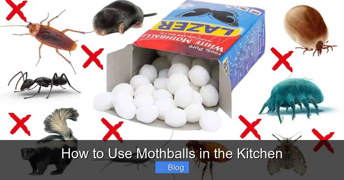 How to Use Mothballs in the Kitchen