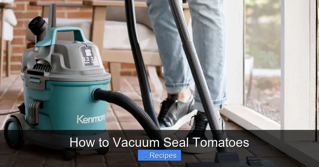 How to Vacuum Seal Tomatoes