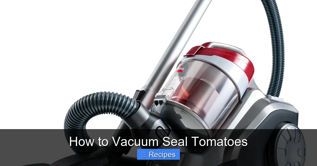 How to Vacuum Seal Tomatoes