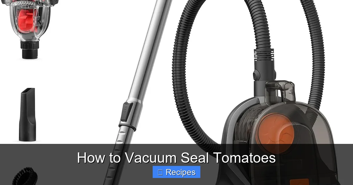 How to Vacuum Seal Tomatoes