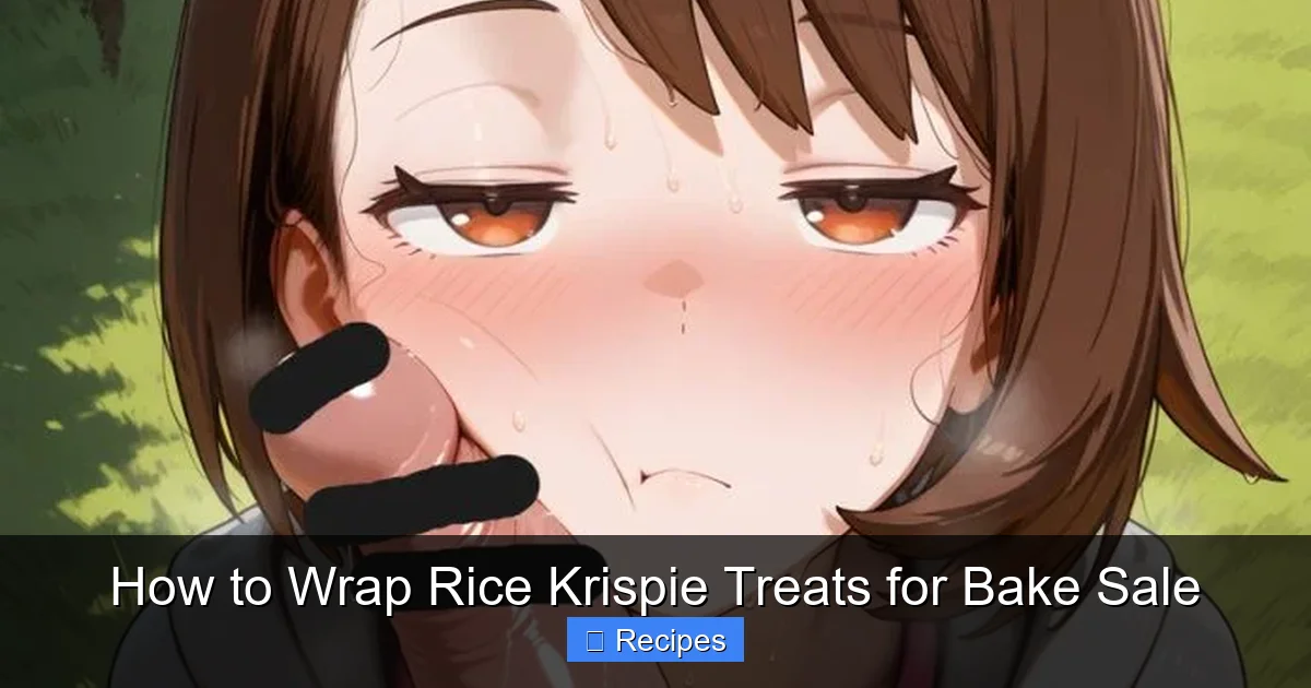 How to Wrap Rice Krispie Treats for Bake Sale