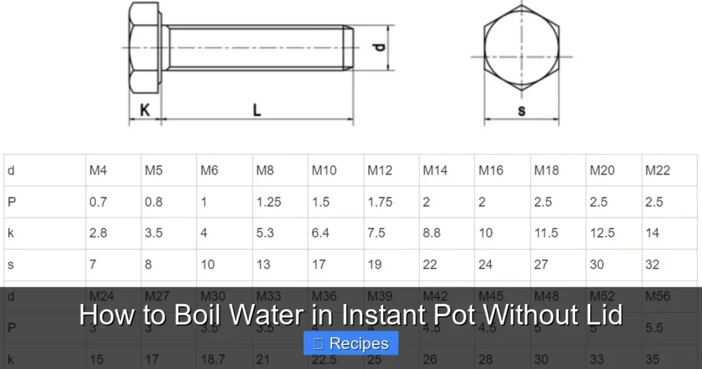 How to Boil Water in Instant Pot Without Lid