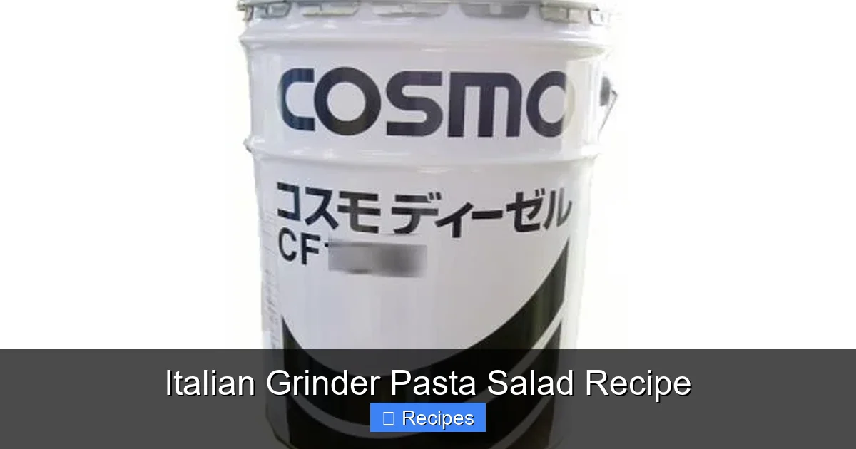 Italian Grinder Pasta Salad Recipe