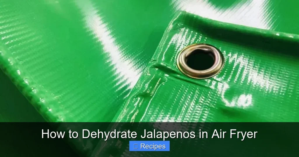How to Dehydrate Jalapenos in Air Fryer