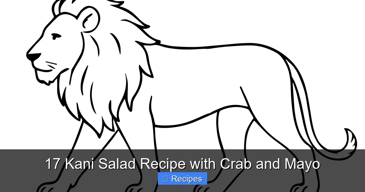 17 Kani Salad Recipe with Crab and Mayo