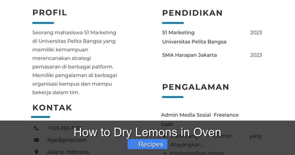 How to Dry Lemons in Oven