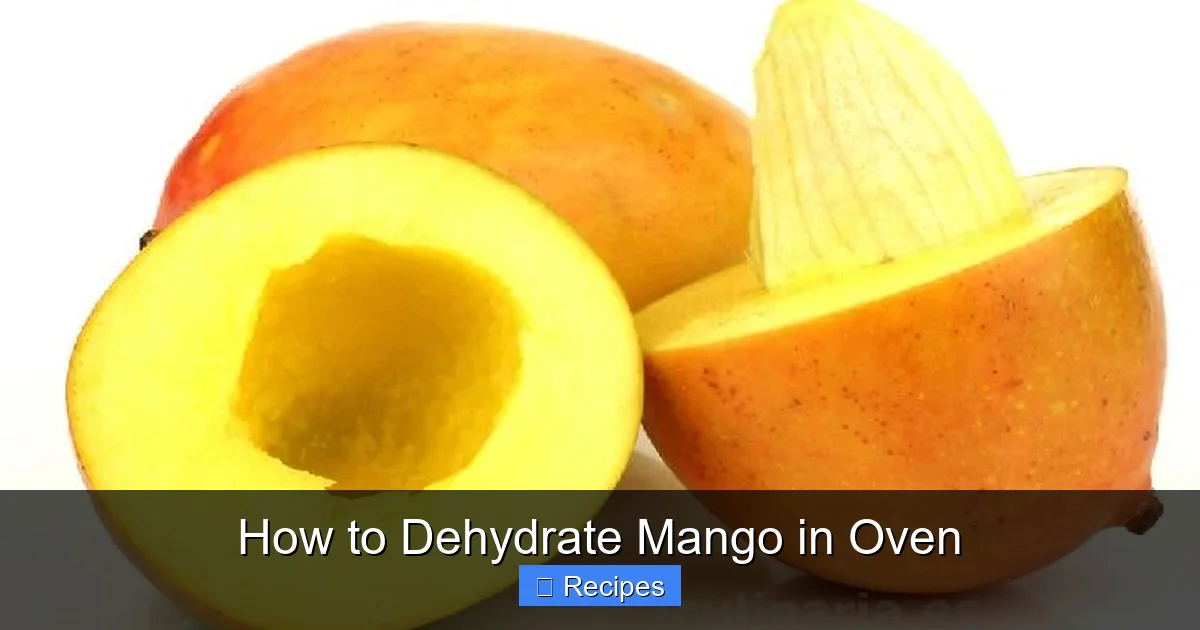 How to Dehydrate Mango in Oven