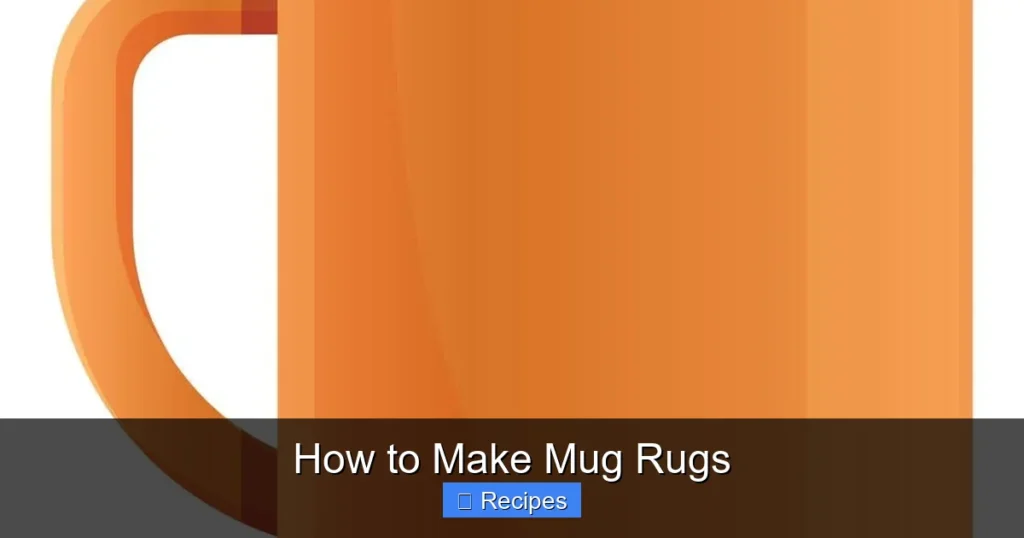 How to Make Mug Rugs