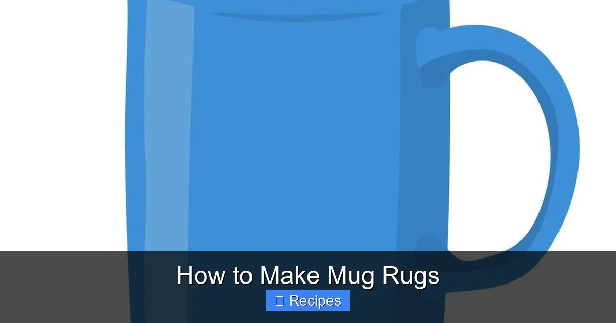 How to Make Mug Rugs