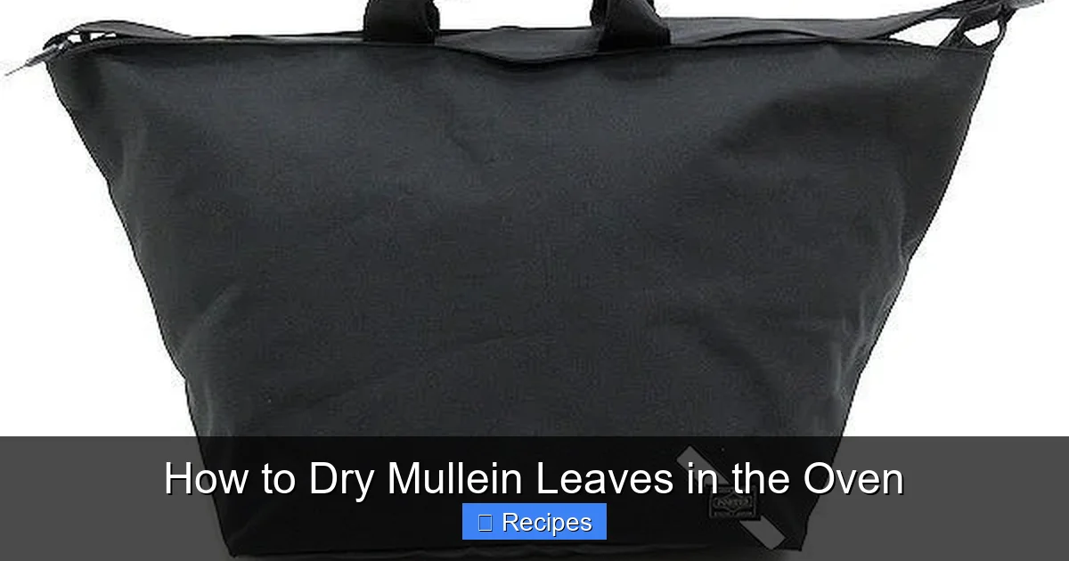 How to Dry Mullein Leaves in the Oven