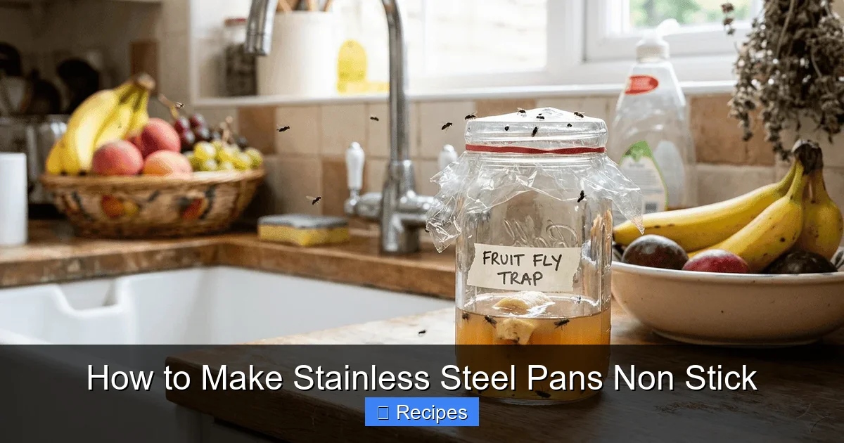 How to Make Stainless Steel Pans Non Stick